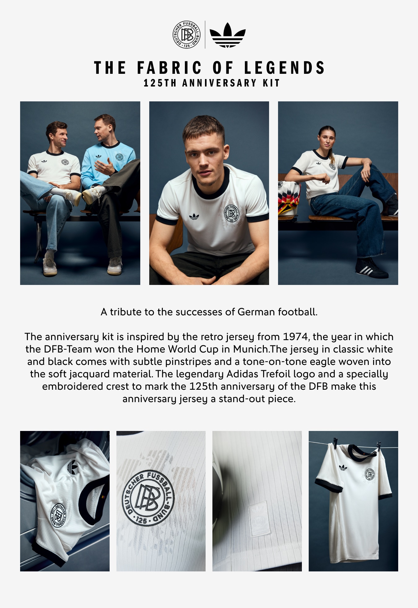 DFB adidas 125th Anniversary Home Shirt