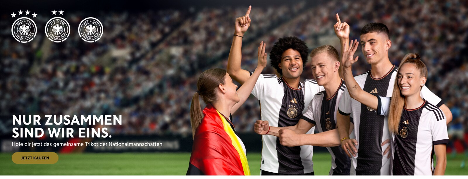 Der offizielle DFB-Fanshop: Trikots und Fanartikel der Nationalmannschaft